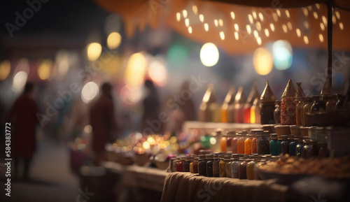 Exploring the vibrant chaos of an Indian bazaar  A riot of colors and spices