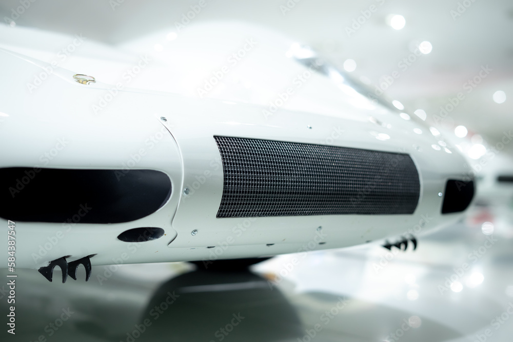 Close-up of an air vent on a sports var Close-up of an air vent on a sports var