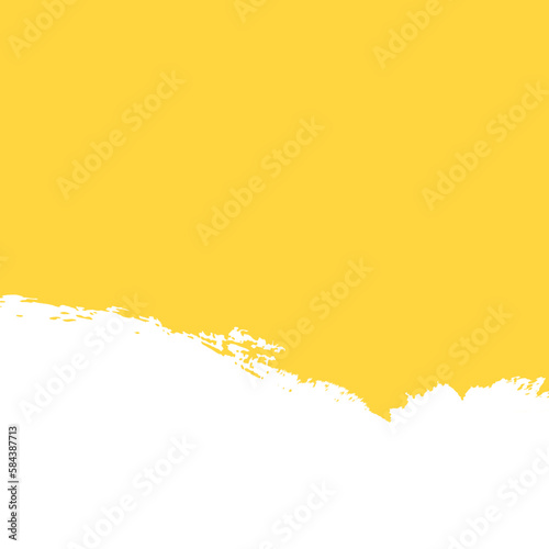 yellow paint brush stroke