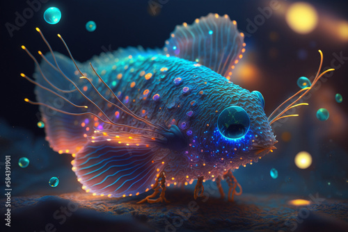 Glowing Deep-Sea Fish: A Mesmerizing Bioluminescent Wonder