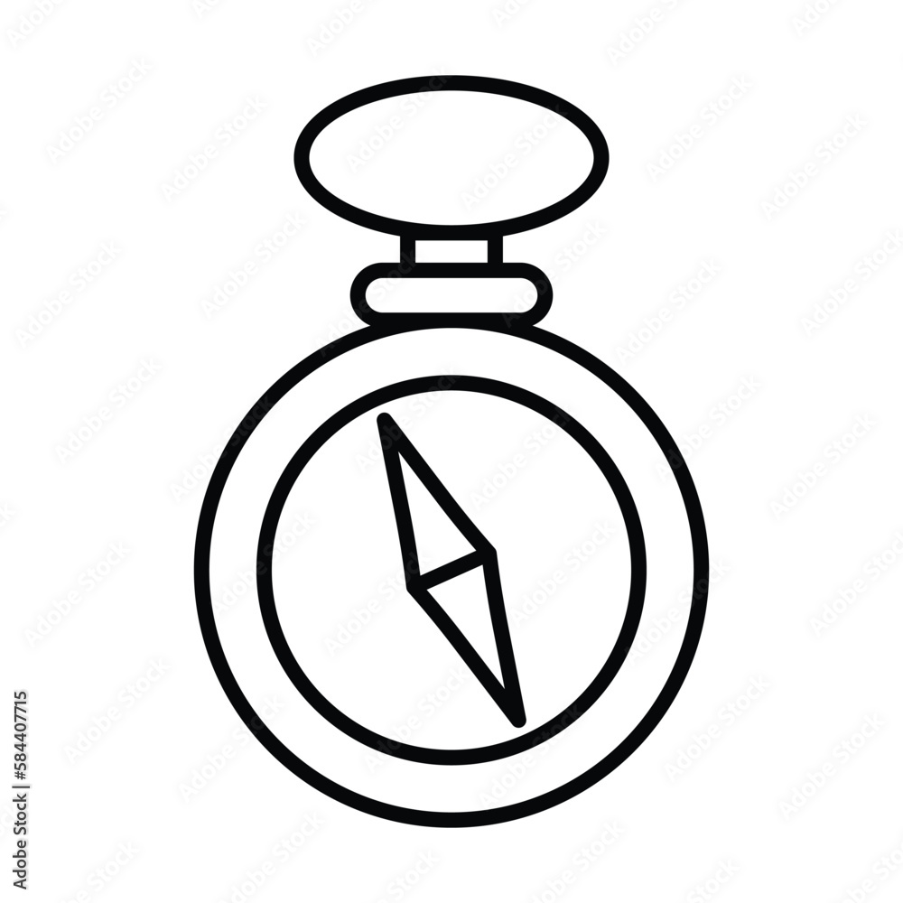 compass flat icon, compass vector, flat illustration compass flat icon, compass vector, flat illustration
