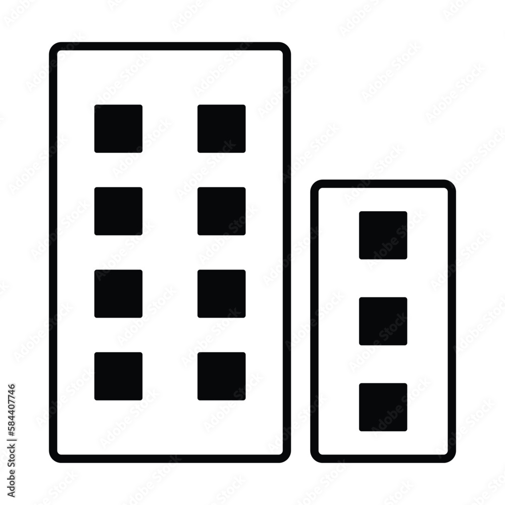 building icon, city vector, hotel illustration building icon, city vector, hotel illustration