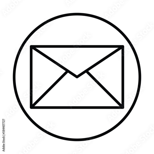 envelope mail icon, envelope vector, mail illustration