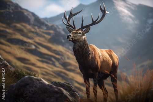 Monarch Of The Glen. AI generated