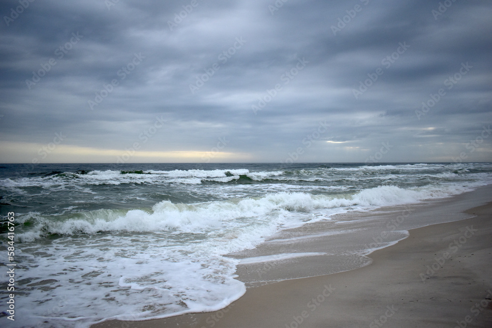 Stormy sea and sky in Florida