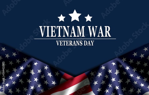 National Vietnam War Veterans Day, usa flag