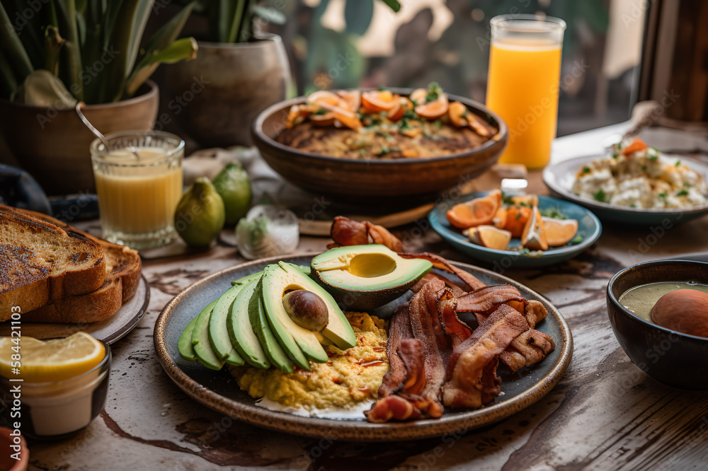 Avocado & french toast Avocado & french toast