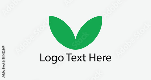 Leaf Logo, Logo Design, Logo Illustration