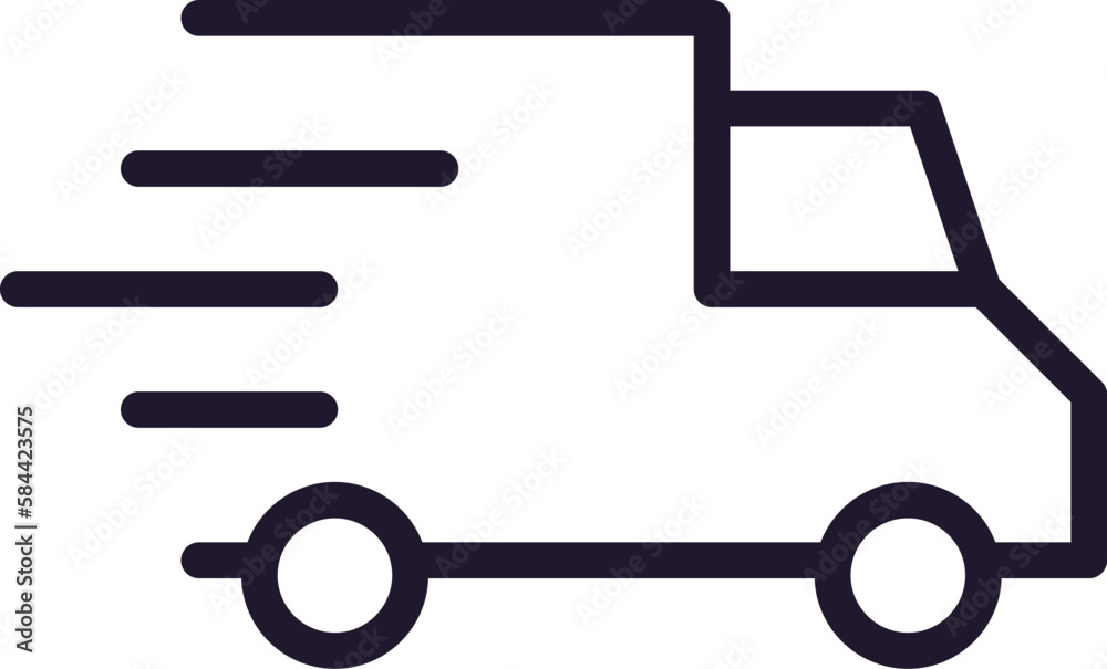 Truck concept. Modern outline high quality illustration for banners, flyers and web sites. Editable stroke in trendy flat style. Line icon of delivery Truck concept. Modern outline high quality illustration for banners, flyers and web sites. Editable stroke in trendy flat style. Line icon of delivery