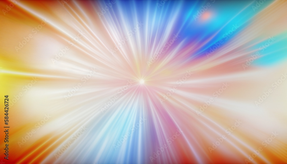 Fototapeta premium Colorful holographic gradient background design. ai