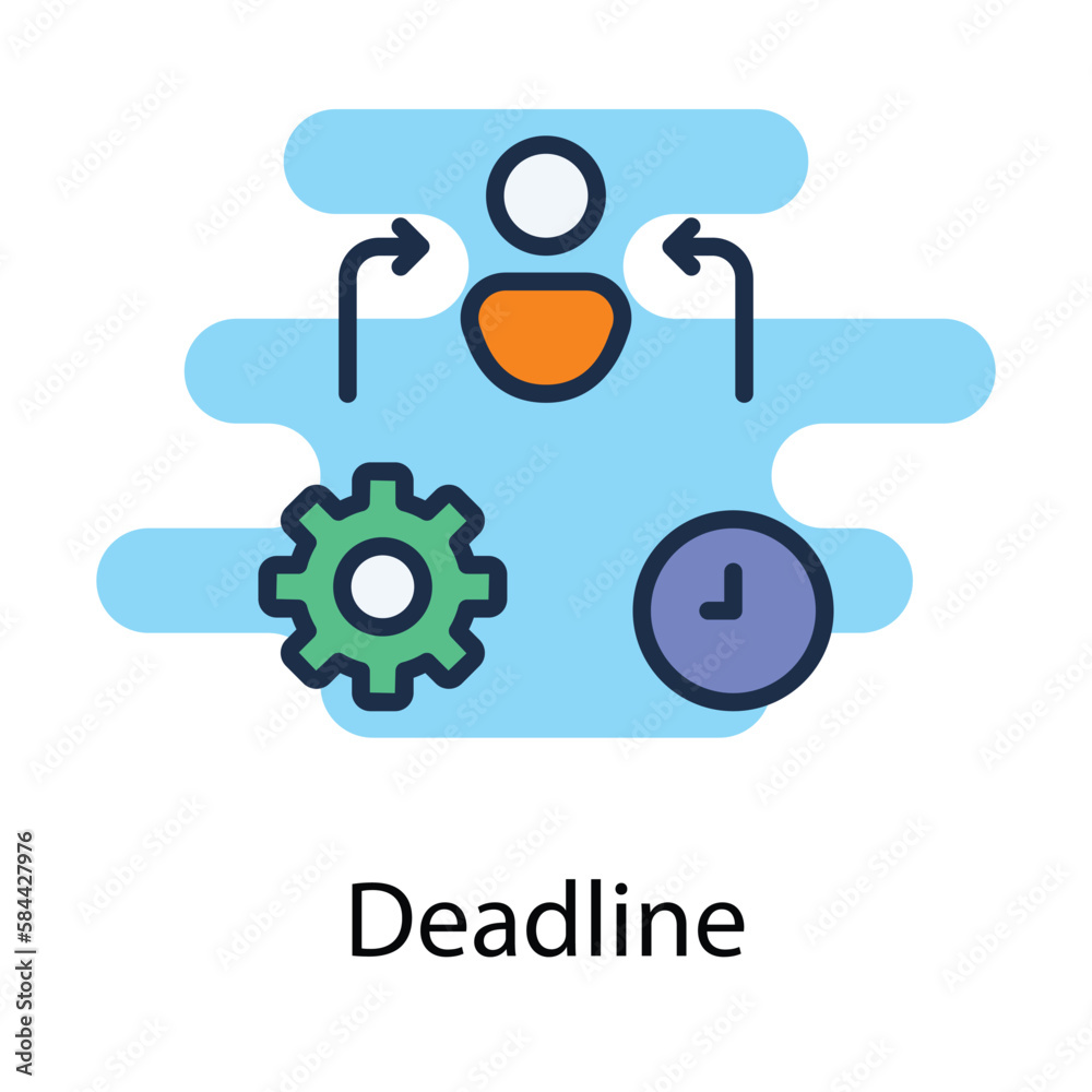 Deadline icon. Suitable for Web Page, Mobile App, UI, UX and GUI design. Deadline icon. Suitable for Web Page, Mobile App, UI, UX and GUI design.
