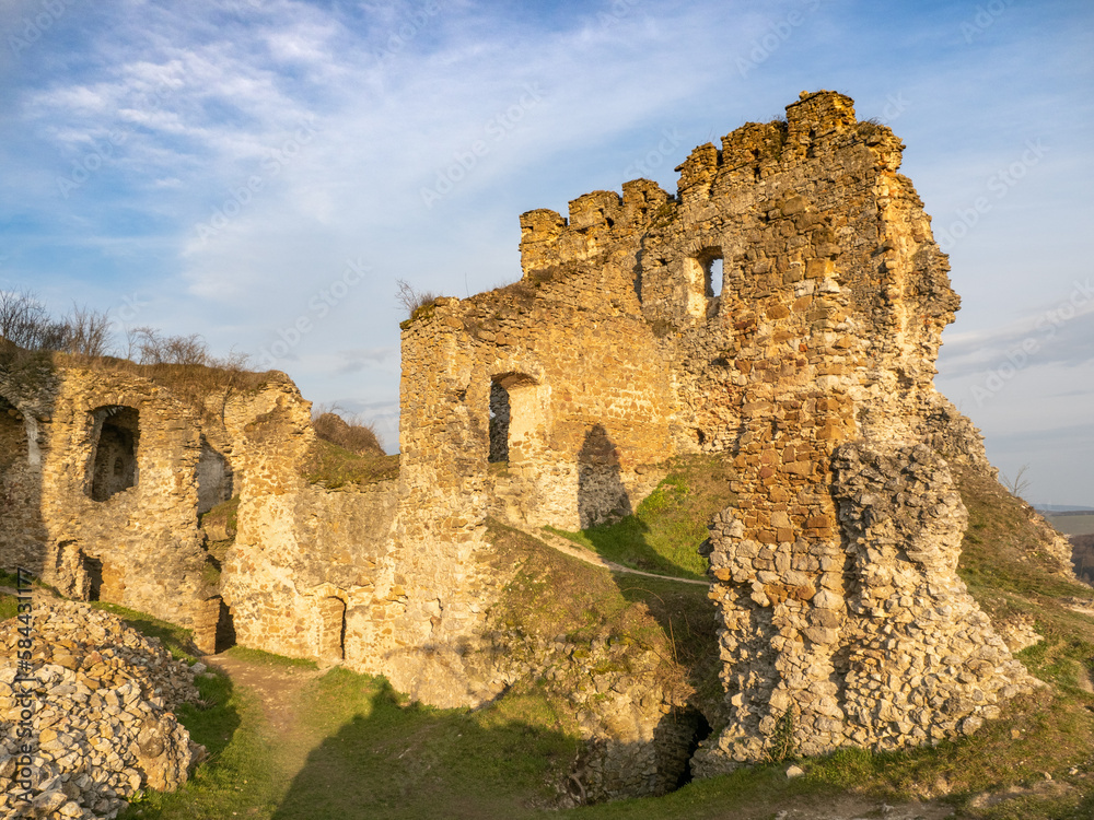 Cicva historical castle ruins, Slovakia