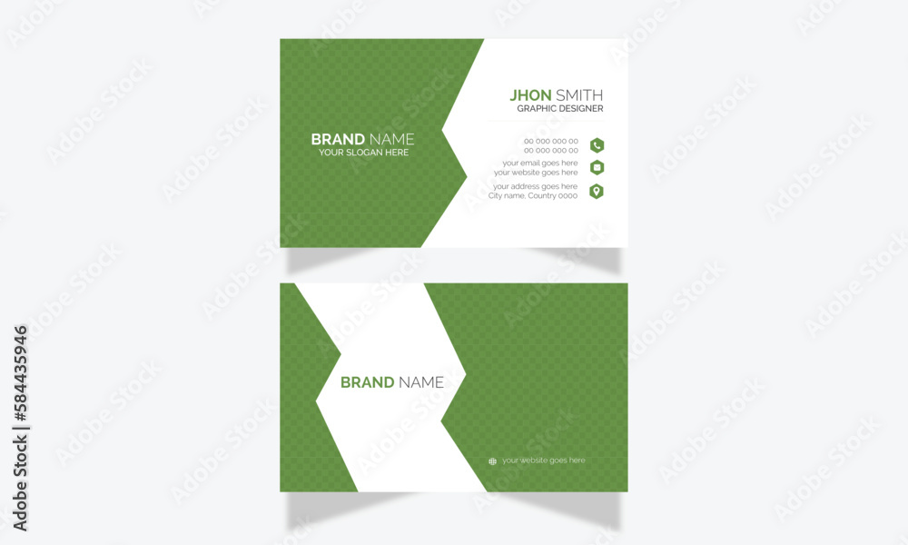 Green pattern Minimalist Style Vector Design Formal Horizontal Corporate Print Contact Flat Business card Modern Creative Stationery design simple Name Card Template Green pattern Minimalist Style Vector Design Formal Horizontal Corporate Print Contact Flat Business card Modern Creative Stationery design simple Name Card Template