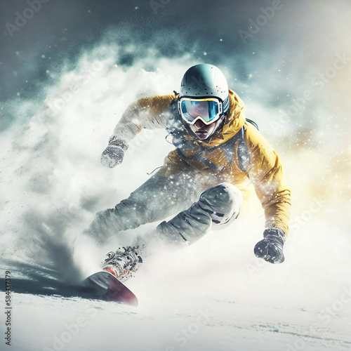 Professional snowboarder. ai