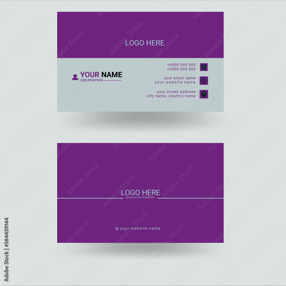 minimalist print business card template
minimalist print business card template
