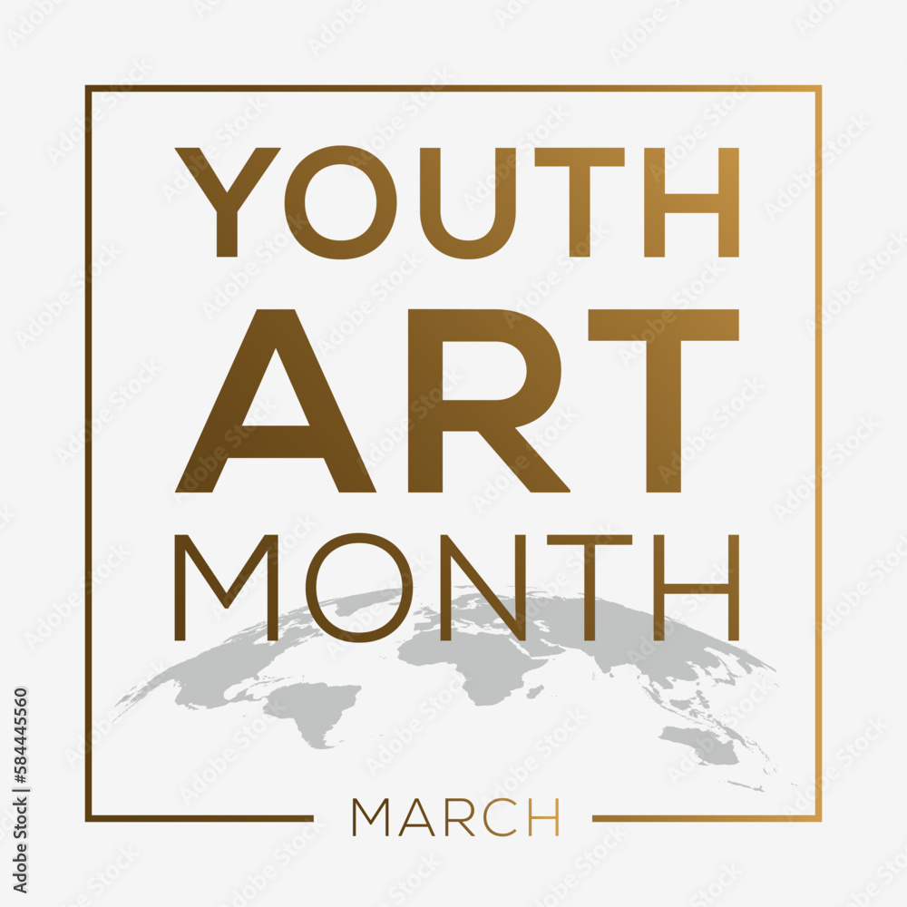Youth Art Month, held on April.