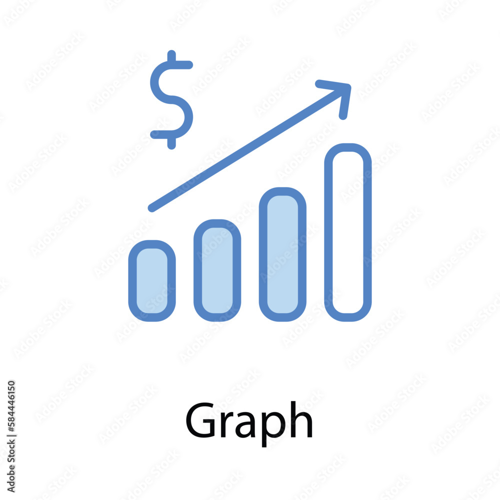 Graph icon. Suitable for Web Page, Mobile App, UI, UX and GUI design. Graph icon. Suitable for Web Page, Mobile App, UI, UX and GUI design.