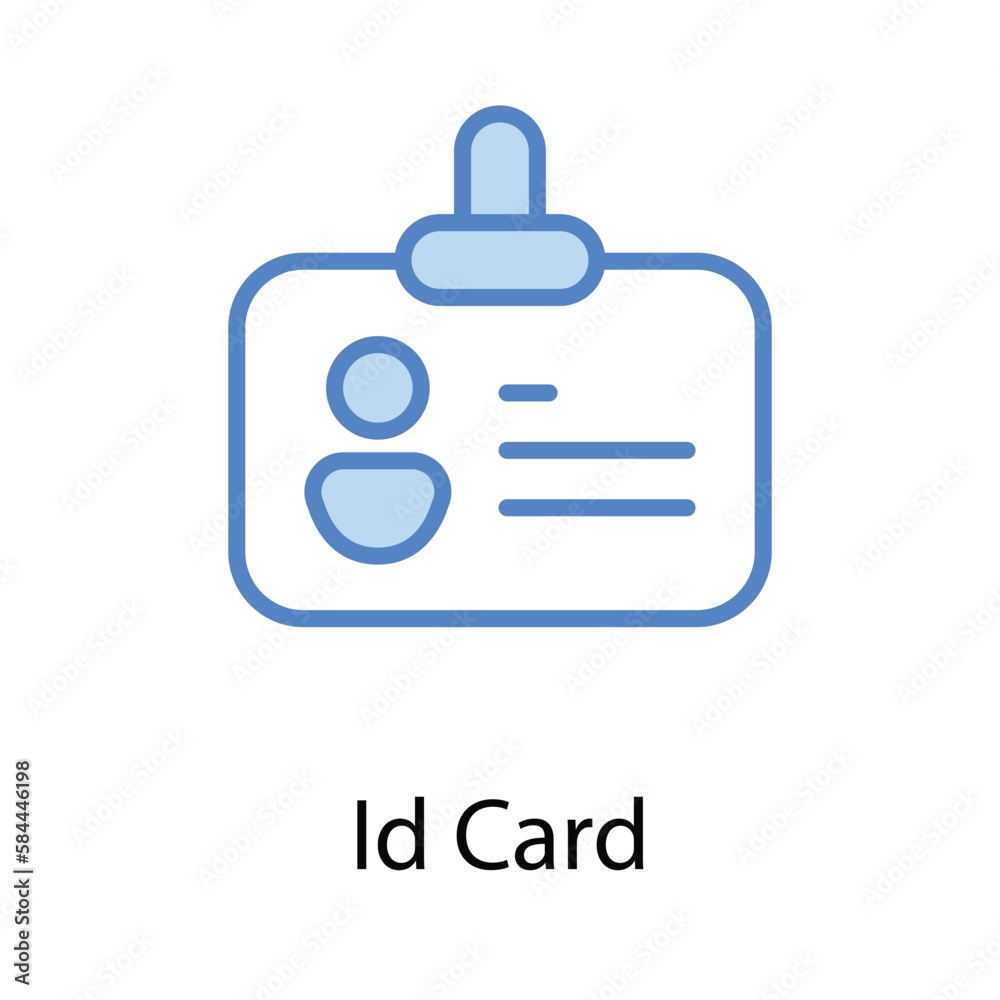 Id Card icon. Suitable for Web Page, Mobile App, UI, UX and GUI design. Id Card icon. Suitable for Web Page, Mobile App, UI, UX and GUI design.
