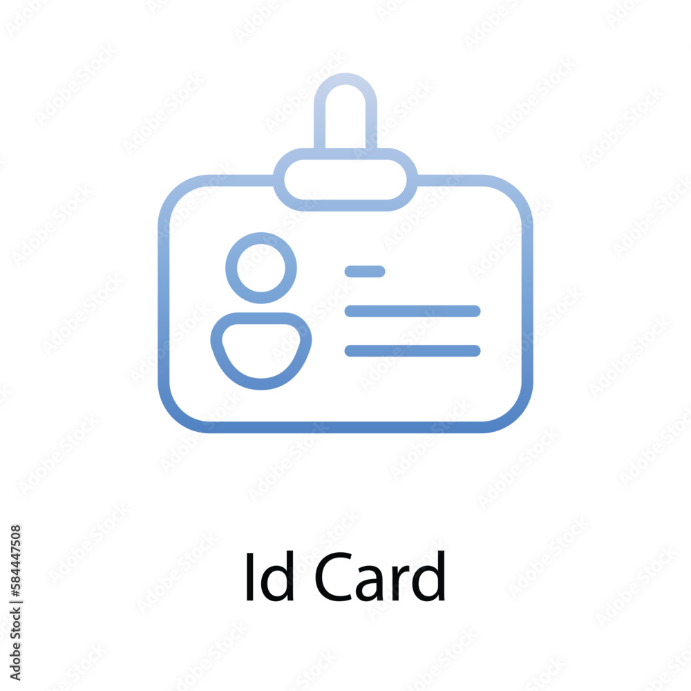 Id Card icon. Suitable for Web Page, Mobile App, UI, UX and GUI design. Id Card icon. Suitable for Web Page, Mobile App, UI, UX and GUI design.