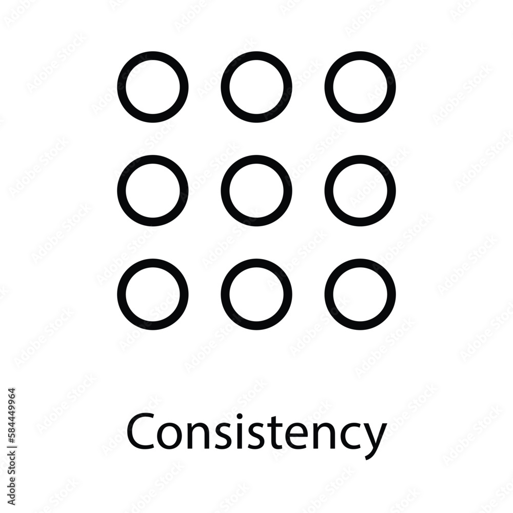 Consistency icon. Suitable for Web Page, Mobile App, UI, UX and GUI design. Consistency icon. Suitable for Web Page, Mobile App, UI, UX and GUI design.