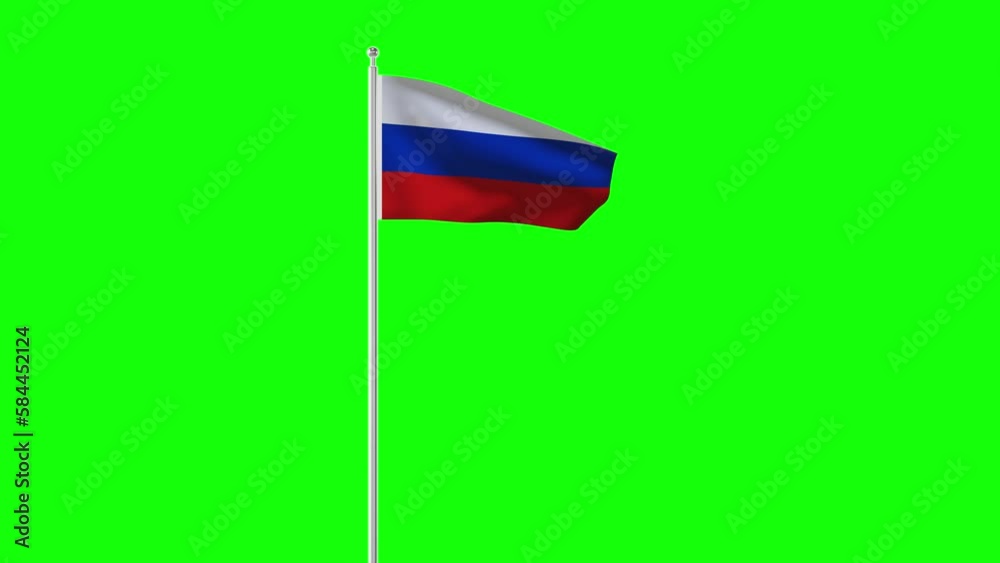 4k Animation develops in wind over Russia green chromakey. Waving in the wind cartoon Russia flag. Russia flag with fabric structure in the wind, with an alpha channel (semi-transparent) 4k Animation develops in wind over Russia green chromakey. Waving in the wind cartoon Russia flag. Russia flag with fabric structure in the wind, with an alpha channel (semi-transparent)