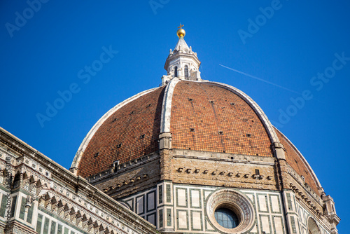 Brunelleschi's Dome, in the Cathedral Santa Maria del Fiore, is the Duomo of Florence in Italy photo