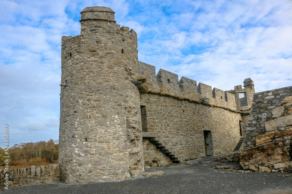 Ross Castle in Killarney National Park, Republic of Ireland