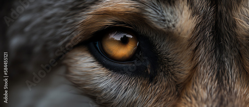 Animal Eye Close Up, Wolf