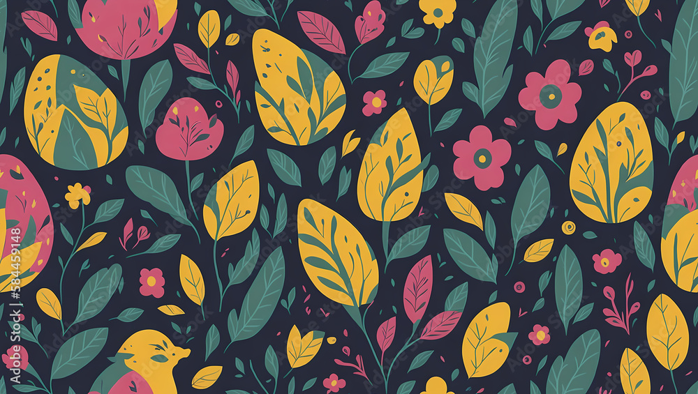 seamless pattern with flowers seamless pattern with flowers