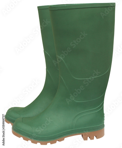 Obraz na płótnie Green rubber boot