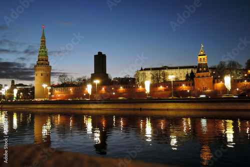 Obraz na płótnie Moscow Kremlin architecture, popular landmark. w salonie