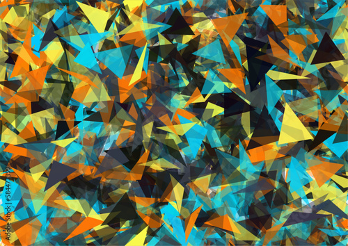 Background pattern abstract design texture. Theme is about decorative, shapes, pattern, colorful, style, transparency, digital, sci-fi, surface, random, backdrop, color, abstract, geometry