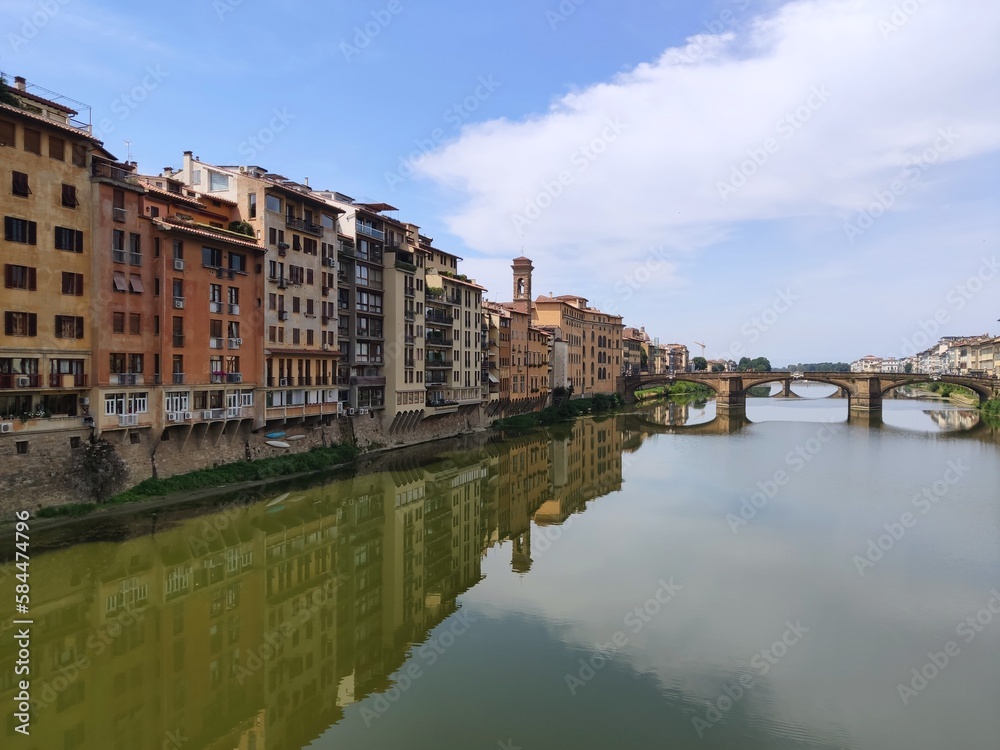 The Arno River in the Tuscany