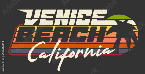 Venice Beach California vintage 80s design