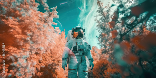 astronaut in dreamscape