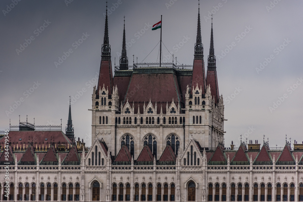 Fototapeta premium View of Budapest city center, Hungary