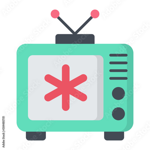 Emergency News Line Color Icon