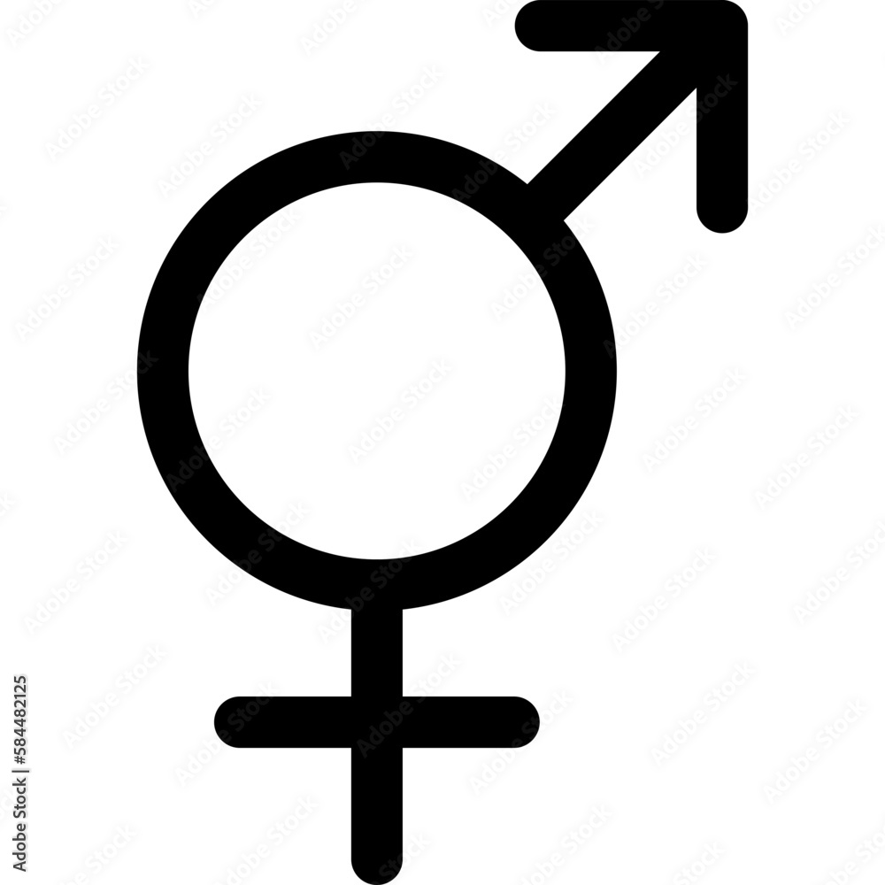 bigender gender orientation symbol sexual icon bigender gender orientation symbol sexual icon