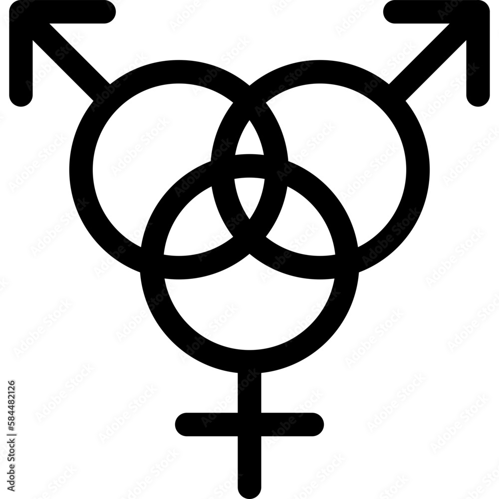 bisexual gender orientation symbol sexual icon bisexual gender orientation symbol sexual icon