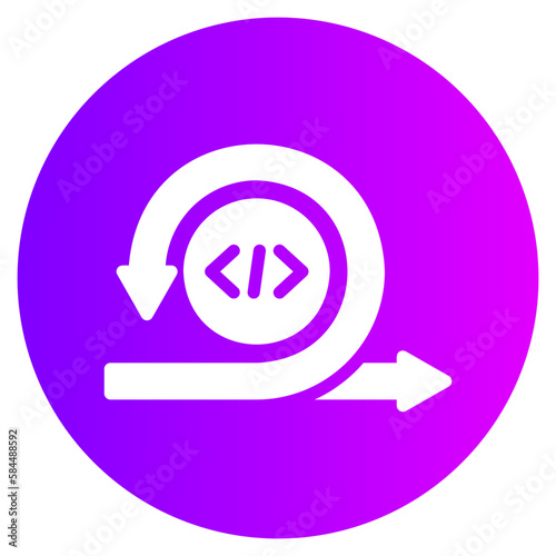 agile gradient icon