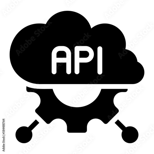 api glyph icon