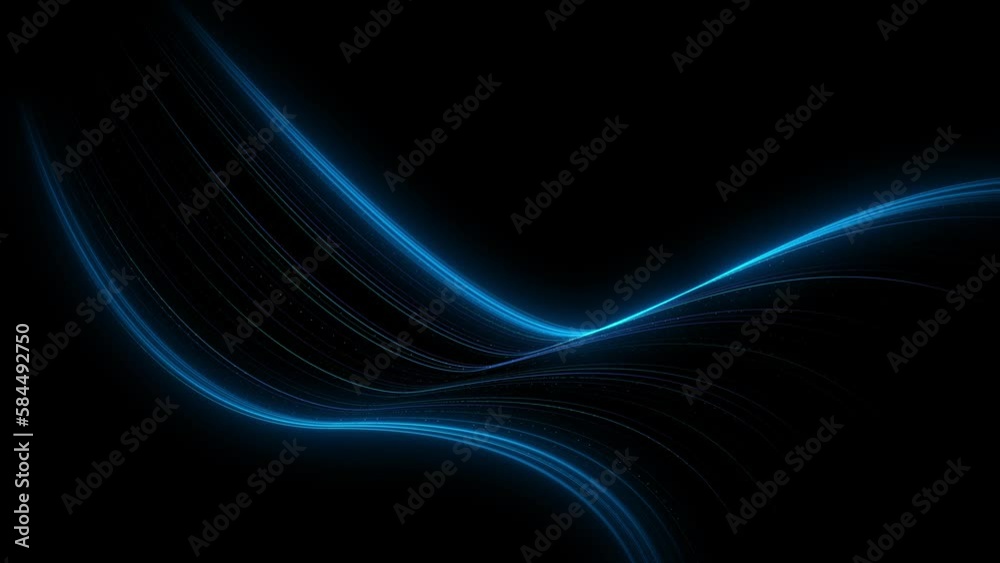 Wave Blue Lines Animation Background Wave Blue Lines Animation Background