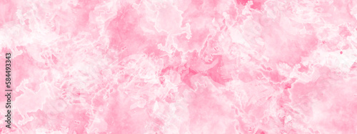 Watercolor background - pink color - pink background. watercolor canvas for splash design, invitation background, vintage template. © Song Long