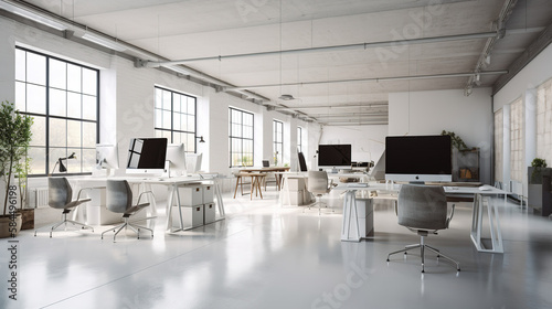 A bright modern office space. AI generated. © Ralph Price