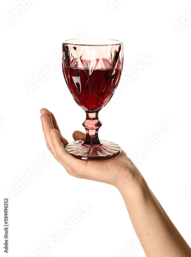 Female hand holding elegant...