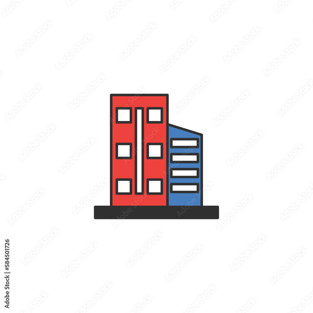 building icon design vector element building icon design vector element