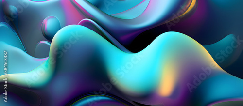 modern abstract colorful 3d blob Background
