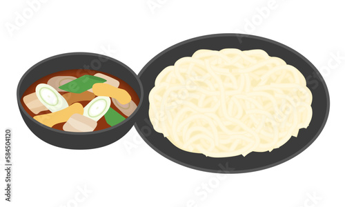 武蔵野うどんのイラスト