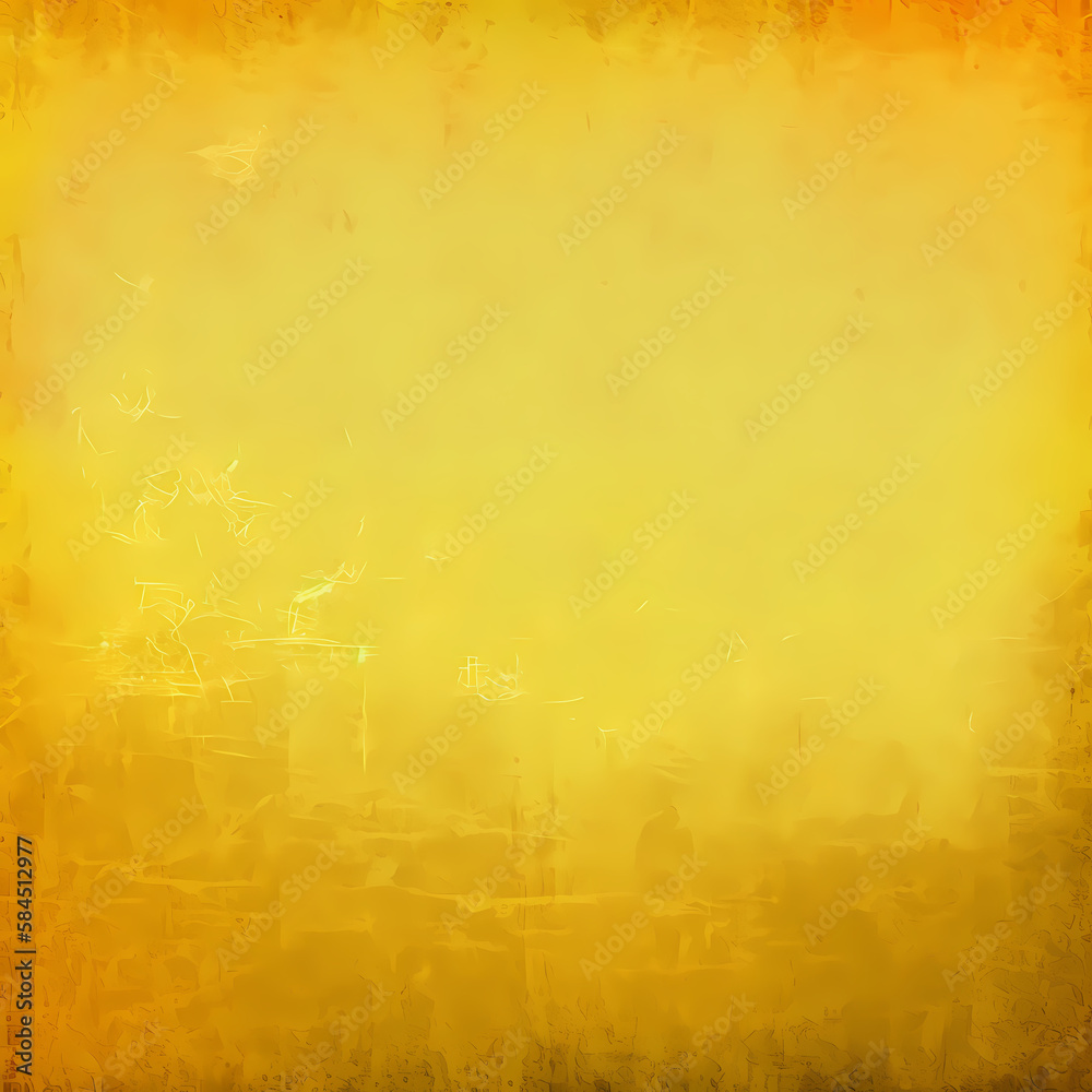 A yellow textured grungy background that captures the essence of weathered and rustic charm. The canvas is marked with aged, worn-out splotches, presenting a visually appealing pattern of stains, blot
