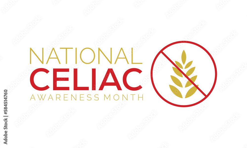 Vecteur Stock Vector illustration on the theme of National Celiac ...